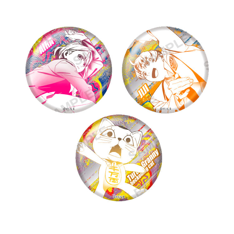Dandadan Anime Merch - Trading Metallic Tin Badge vol.1