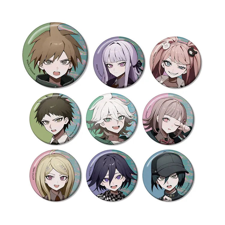 Danganronpa Anime Merch - New Illustration Art by Sakusya2 Trading Tin Badge (1 Random) - Doki Doki Land 