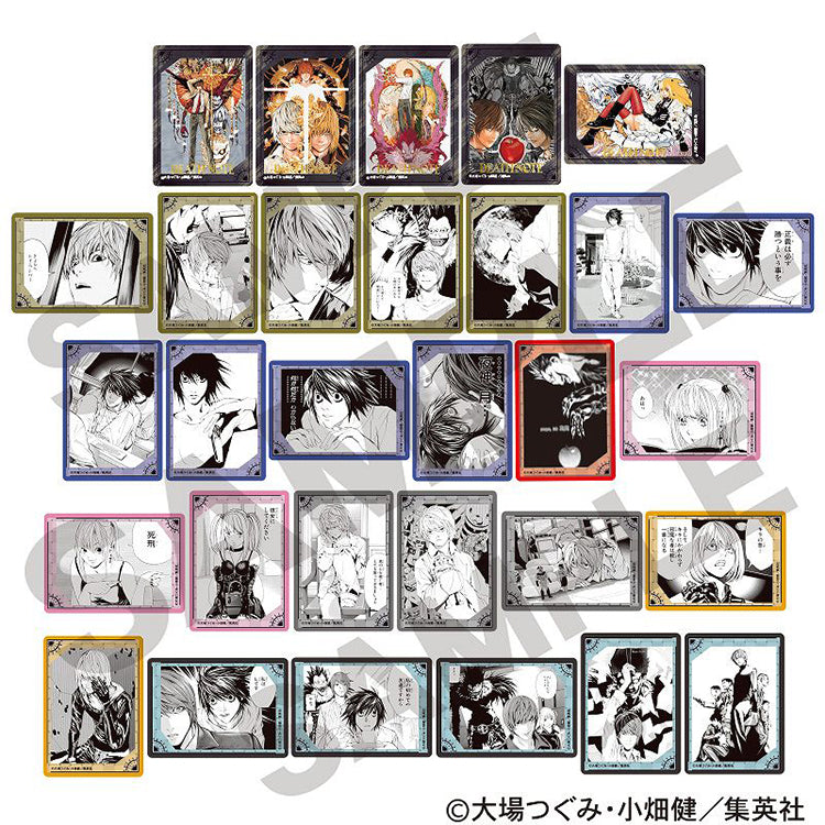 DEATH NOTE Trading Faboka Cards featuring collectible anime cards with dark and stylish character artwork from the popular series.