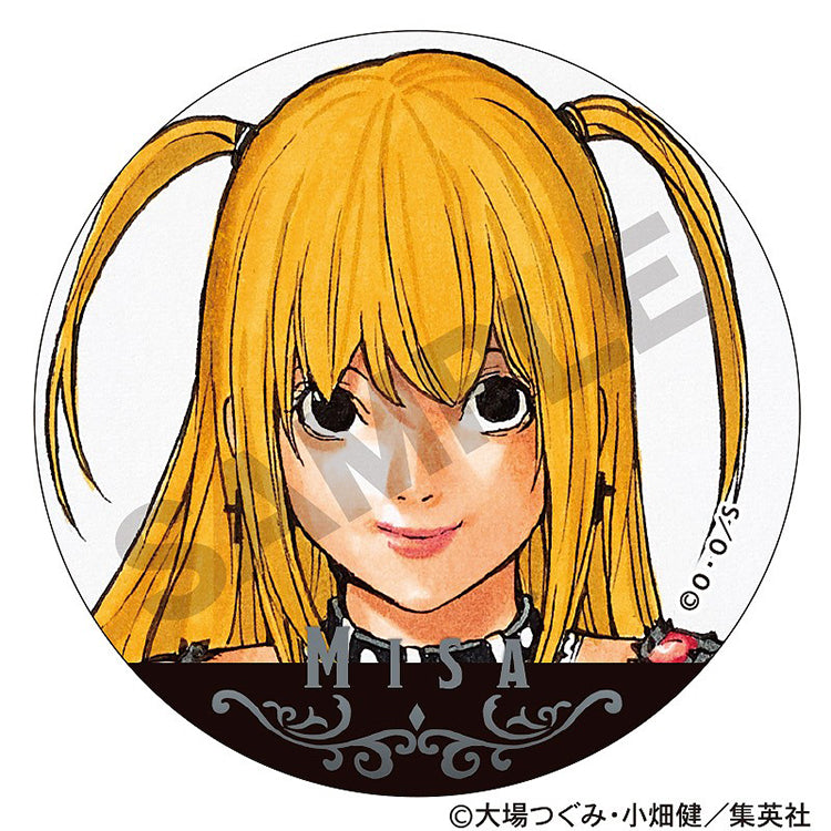 DEATH NOTE Trading Metal Can Badge Box featuring collectible metallic badges with iconic character designs from the popular anime series.