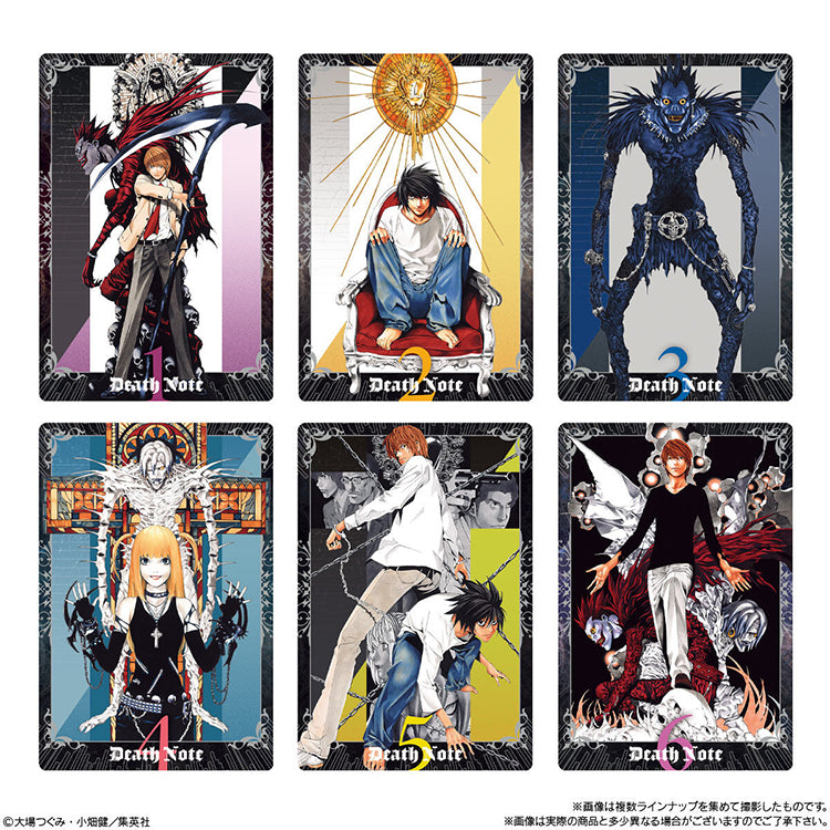 Expensive Death Note Card Death Note Wafers - Metallic Manga Art Cards with Silver Foil Rares ...