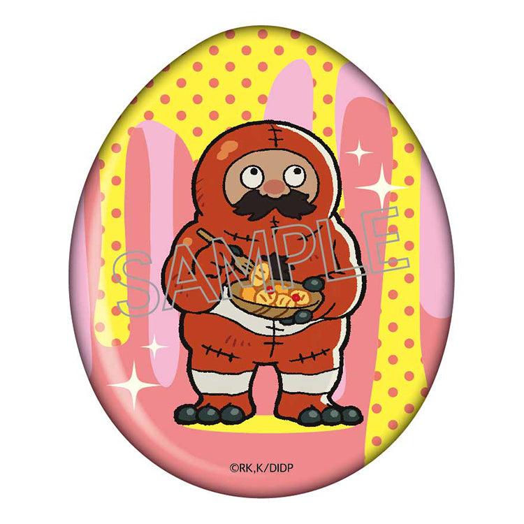 Delicious in Dungeon Anime Merch - Egg Shape Tin Badge Badge (1 Random)