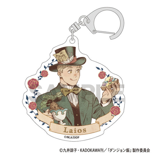 Delicious in Dungeon Fairy Tale Series Trading Acrylic Keychain featuring characters in fairy tale-inspired costumes.