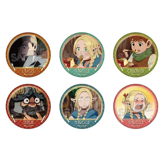 Delicious in Dungeon Anime Merch - Hyakumensou Can Badge (1 Random) - Doki Doki Land