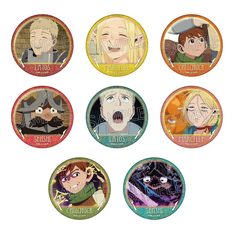 Delicious in Dungeon Anime Merch - Hyakumensou Can Badge Vol.2 (1 Random) - Doki Doki Land 