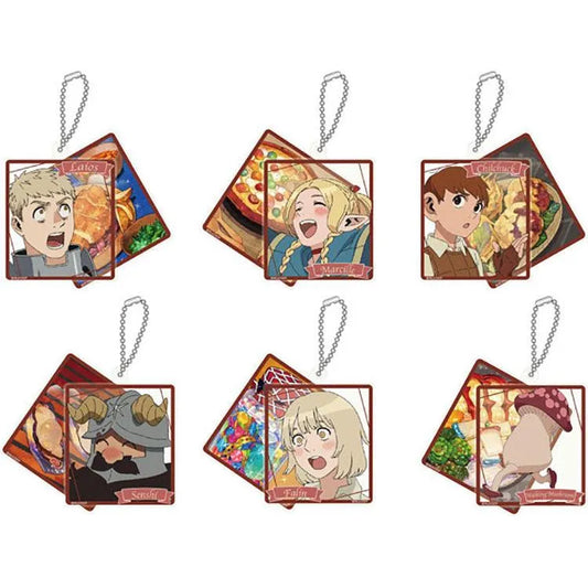 Delicious in Dungeon Anime Merch - Trading Acrylic Keychain (1 Random) - Doki Doki Land