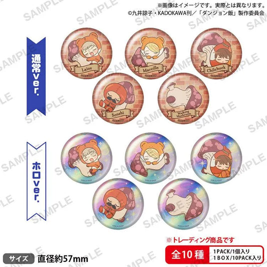 Delicious in Dungeon Anime Merch - Trading Can Badge (1 Random) - Doki Doki Land