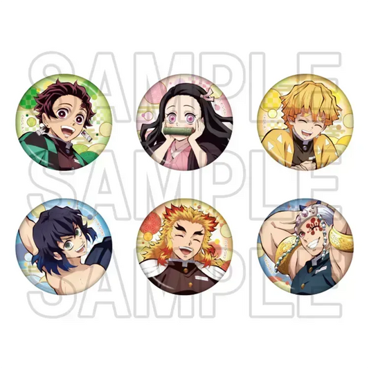 Demon Slayer Anime Merch - Can Badge Smile Ver. (1 Random) - Doki Doki Land