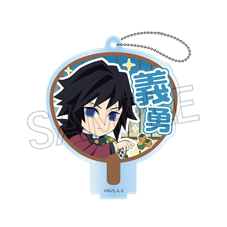 Kanao Tsuyuri Deco Uchiwa acrylic keychain from Demon Slayer A-BOX.