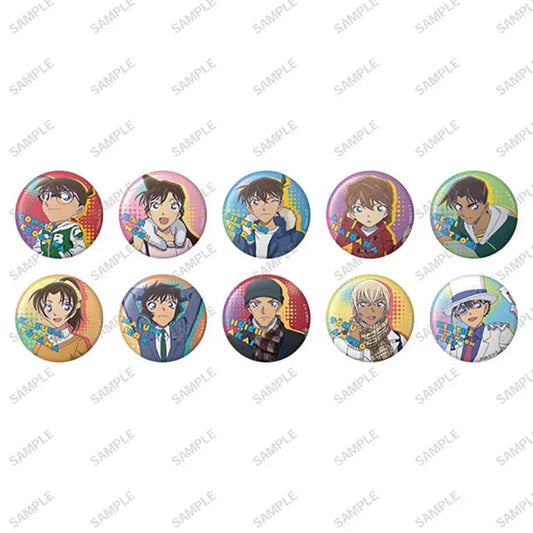 Detective Conan Anime Merch - American Pop Tin Badge (1 Random) - Doki Doki Land