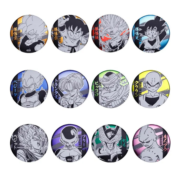 Dragon Ball Anime Merch - Collection Badge Vol.1 (1 Random Type) - Doki Doki Land 