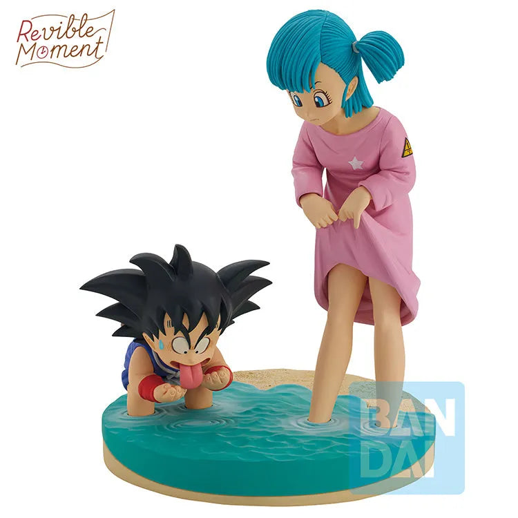 Dragon Ball Ichibansho figure Son Goku and Bulma Dragon History by Bandai