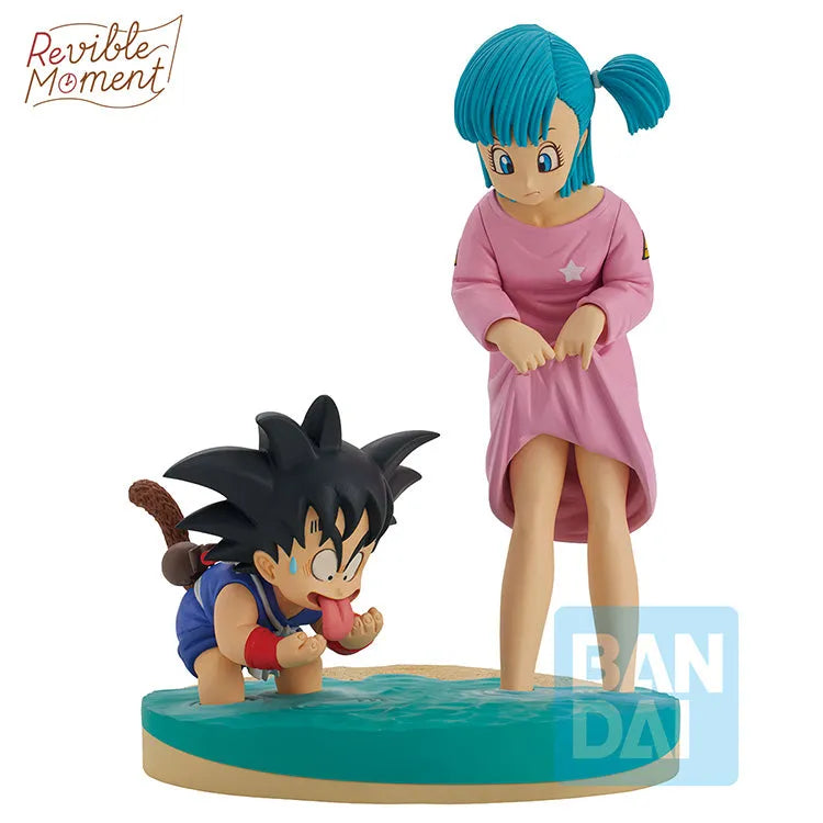 Dragon Ball Ichibansho figure Son Goku and Bulma Dragon History by Bandai