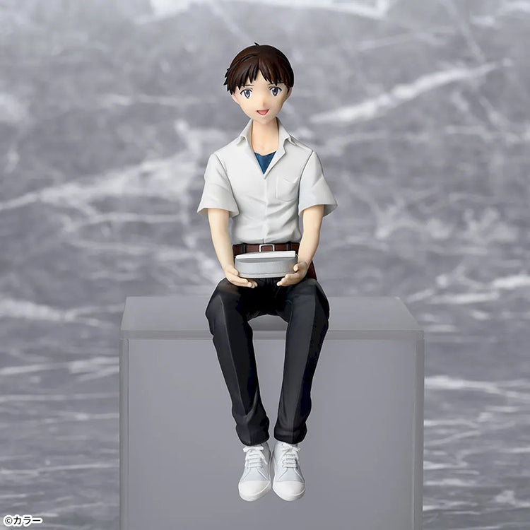 Shinji Ikari Chokonose Premium Figure from Evangelion New Theatrical Edition in school uniform