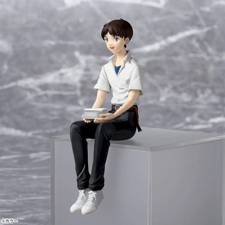 Shinji Ikari Chokonose Premium Figure from Evangelion New Theatrical Edition in school uniform