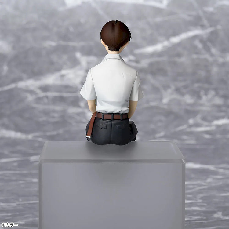 Shinji Ikari Chokonose Premium Figure from Evangelion New Theatrical Edition in school uniform
