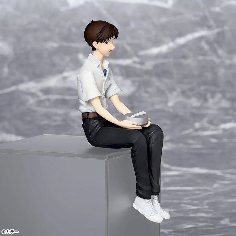 Shinji Ikari Chokonose Premium Figure from Evangelion New Theatrical Edition in school uniform