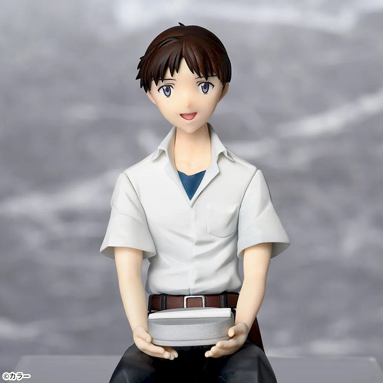 Shinji Ikari Chokonose Premium Figure from Evangelion New Theatrical Edition in school uniform
