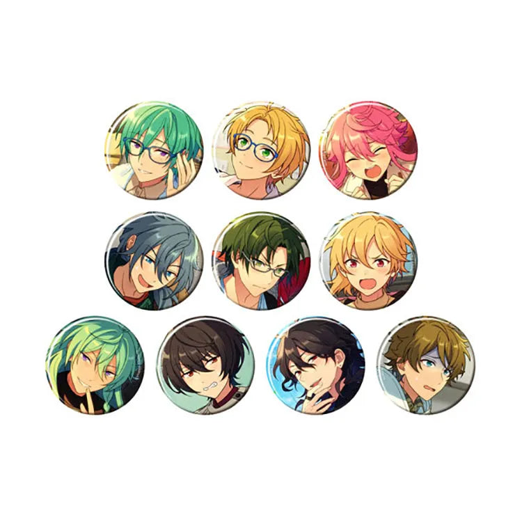 Ensemble Stars!! Anime Merch - Theme Scout Tin Badge [2024 SPRING] -Casual Side- (1 Random) - Doki Doki Land 