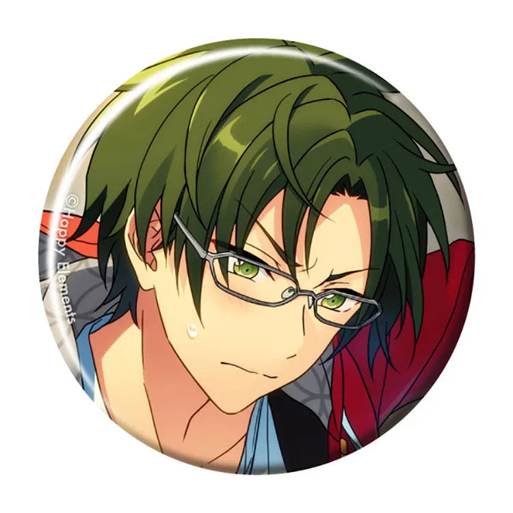 Ensemble Stars!! Anime Merch - Theme Scout Tin Badge [2024 SPRING] -Casual Side- (1 Random) - Doki Doki Land 