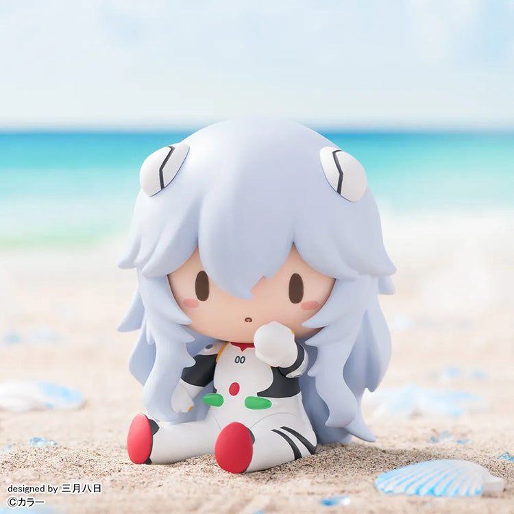 Evangelion 3.0+1.0 Rei Ayanami Fuwa Puchi deformed figure long hair