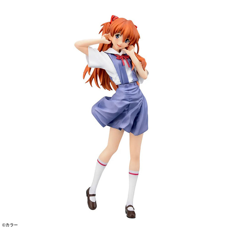 Evangelion XStellar Figure - Asuka Langley School Uniform Ver.