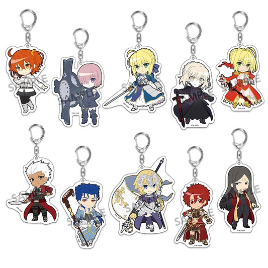 Fate Grand Order Pikuriru! Trading Acrylic Keychain Vol.1