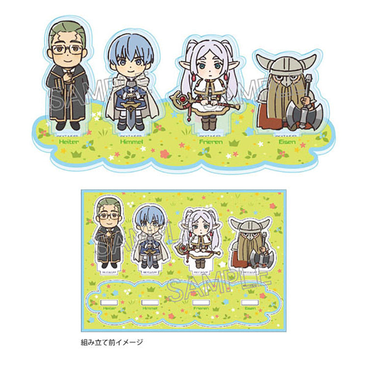 Frieren: Beyond Journey's End Anime Merch - Party Collection Acrylic Stand Hero Party Ver.