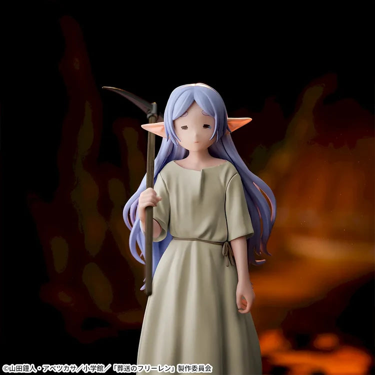 Frieren Beyond Journey's End SEGA Hi-Premium figure, upper-body close-up of face, elf ears and lavender hair