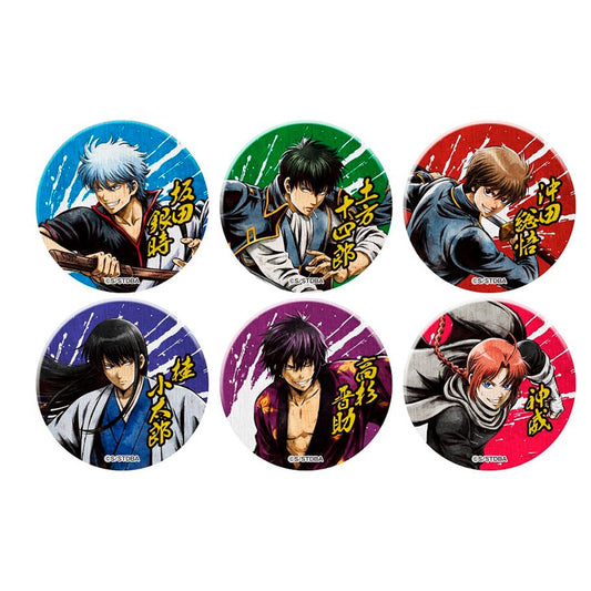 Gintama Japanese Paper Style Can Badge