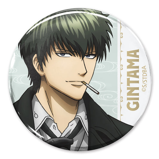 Gintama Anime Merch - Toshiro Hijikata Suit Ver. 65mm Tin Badge