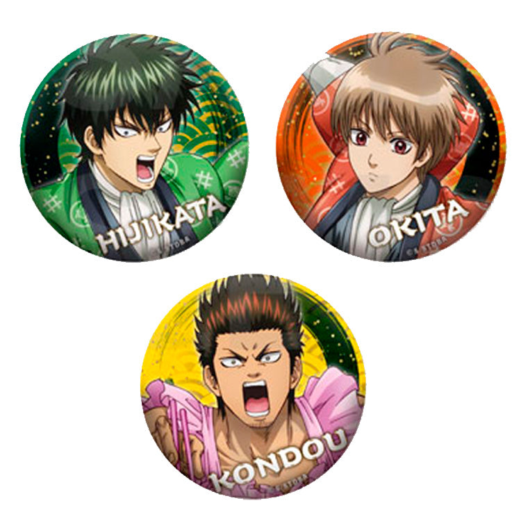 Gintama Anime Merch - Trading Metallic Tin Badge (1 Random) - Doki Doki Land 