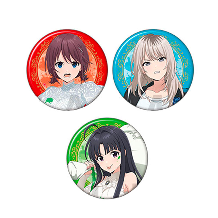 Girls Band Cry character badge Break Dress Code Fair Ver. collection featuring exclusive Toei Animation illustrated anime pin badges
