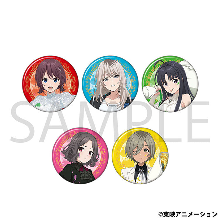 Girls Band Cry character badge Break Dress Code Fair Ver. collection featuring exclusive Toei Animation illustrated anime pin badges