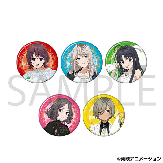 Girls Band Cry character badge Break Dress Code Fair Ver. collection featuring exclusive Toei Animation illustrated anime pin badges