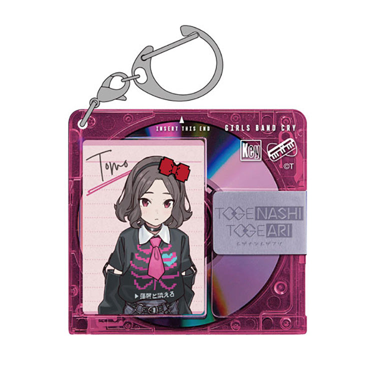 Girls Band Cry Anime Merch - Disk Style Acrylic Multipurpose Keychain