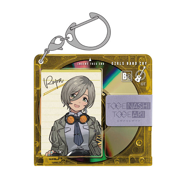 Girls Band Cry Anime Merch - Disk Style Acrylic Multipurpose Keychain