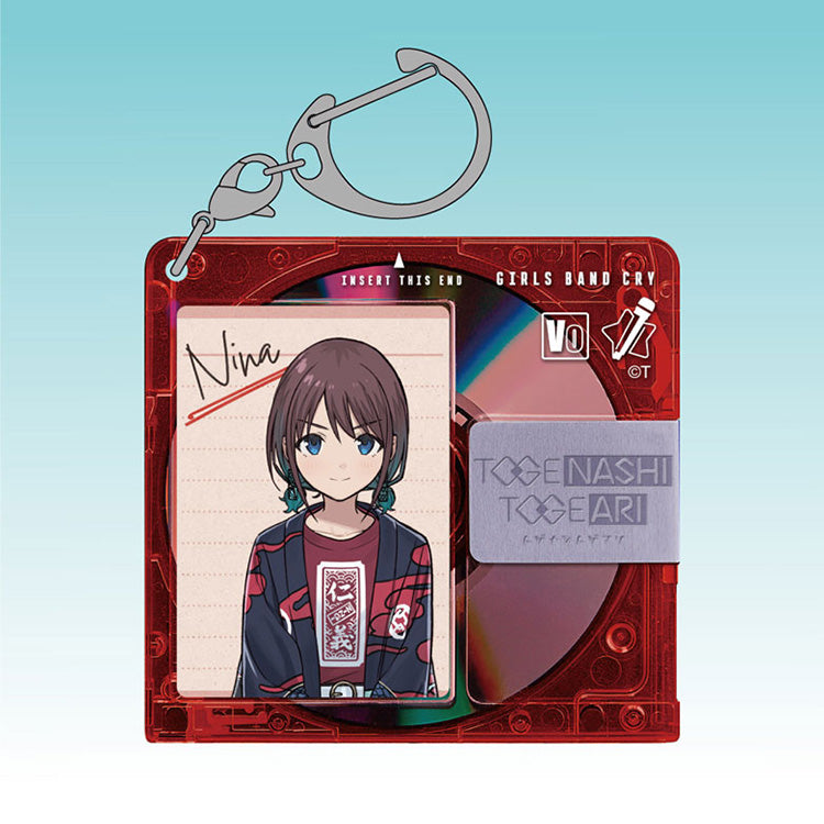 Girls Band Cry Anime Merch - Disk Style Acrylic Multipurpose Keychain
