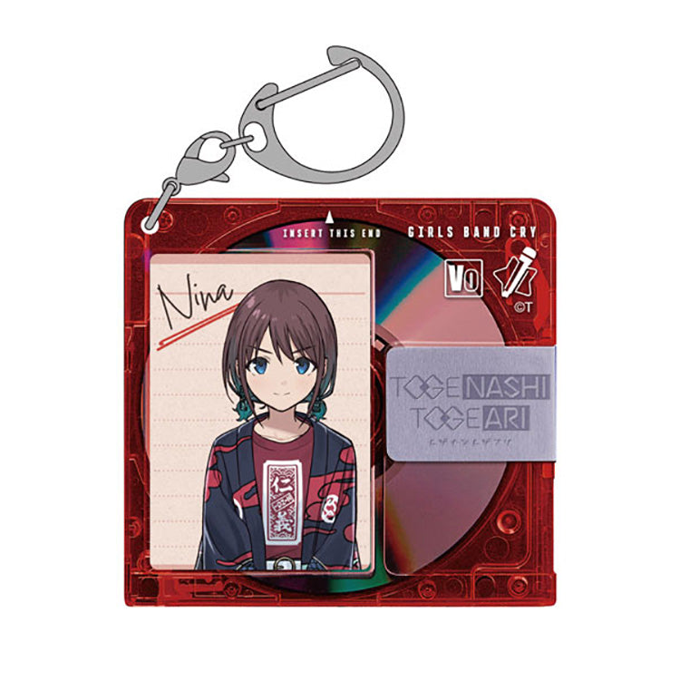 Girls Band Cry Anime Merch - Disk Style Acrylic Multipurpose Keychain