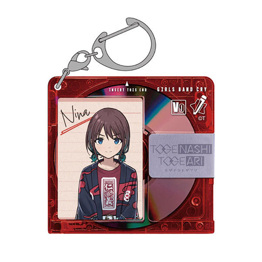 Girls Band Cry Anime Merch - Disk Style Acrylic Multipurpose Keychain
