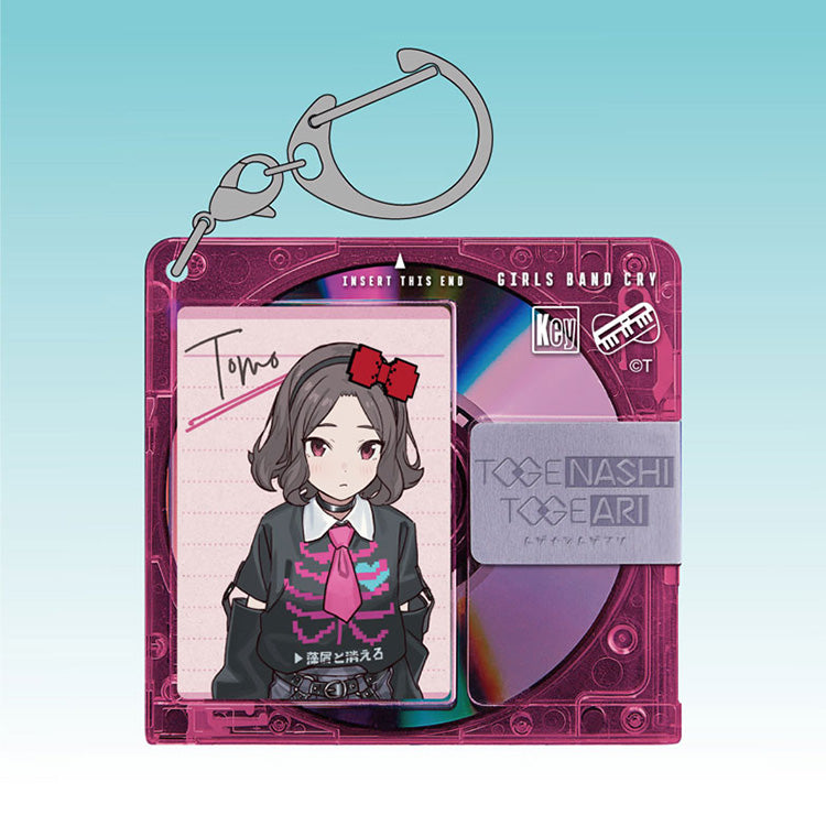 Girls Band Cry Anime Merch - Disk Style Acrylic Multipurpose Keychain