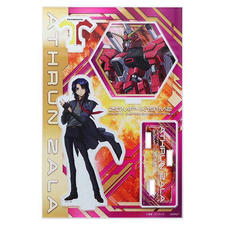 Gundam Anime Merch - Athrun Zala & infinite Justice Gundam Acrylic Stand - Doki Doki Land 