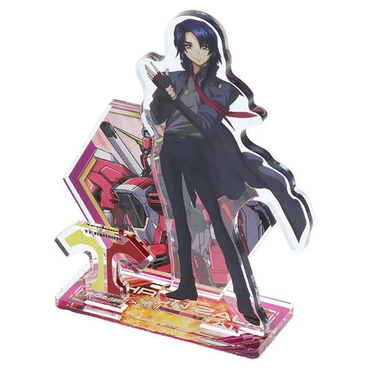 Gundam Anime Merch - Athrun Zala & infinite Justice Gundam Acrylic Stand - Doki Doki Land