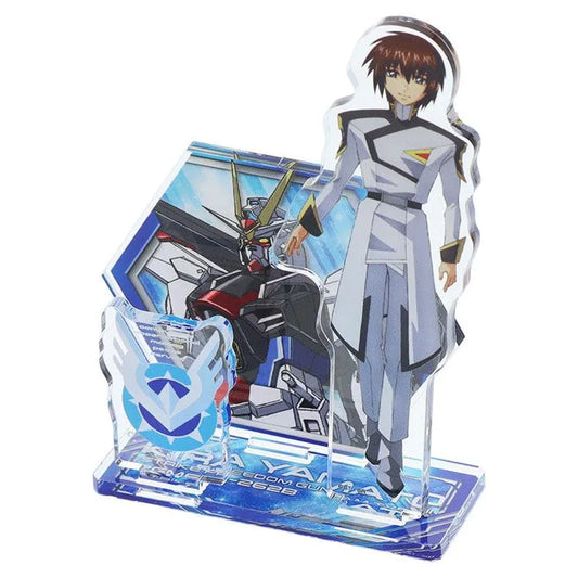 Gundam Anime Merch - Kira Yamato & Strike Freedom Gundam Acrylic Stand - Doki Doki Land