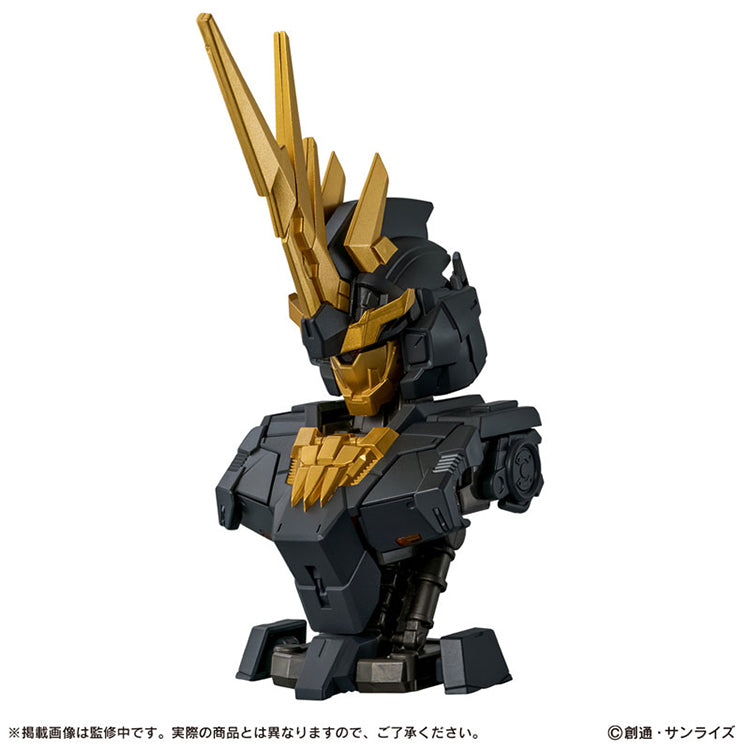 Unicorn Gundam 02 Banshee MS Mechanical Bust DX Gashapon from Mobile Suit Gundam Unicorn, Unicorn Mode armour, front view