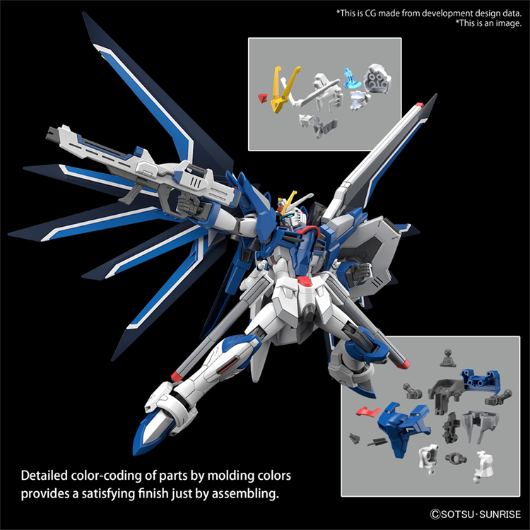 "Gundam" Model Kit - HG Rising Freedom Gundam 1/144