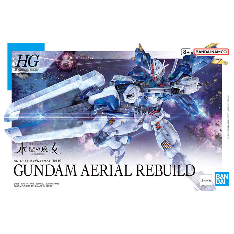 “Gundam" Model Kit - HGTWFM #019 Gundam Aerial Rebuild 1/144 - Doki Doki Land 