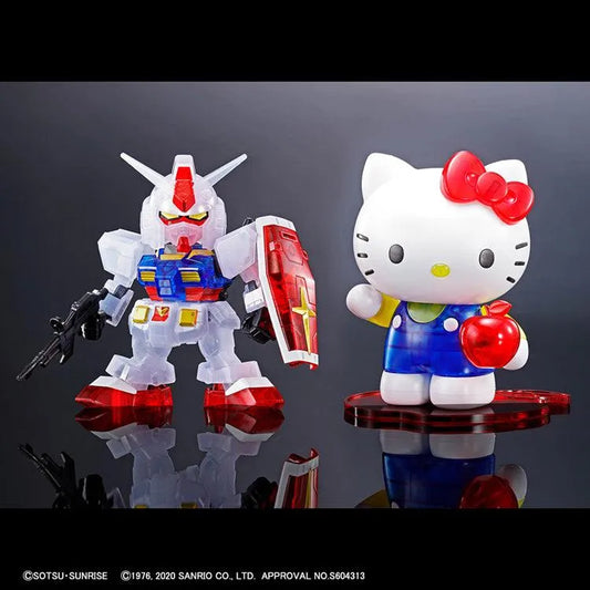 “Gundam" Model Kit - Hello Kitty/RX-78-2 Gundam SD (Clear Color)