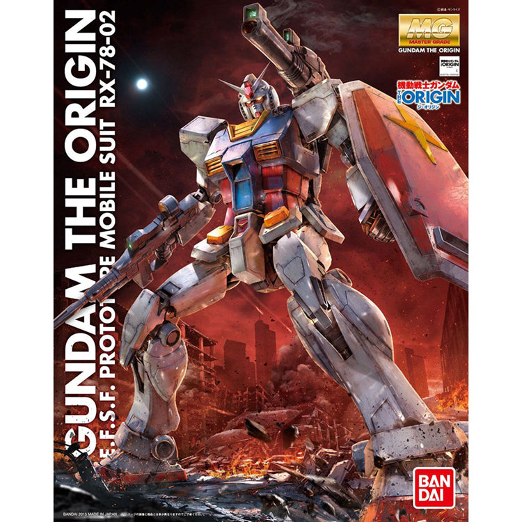 "Gundam" Model Kit - MG RX-78-02 Gundam "Gundam The Origin" 1/100