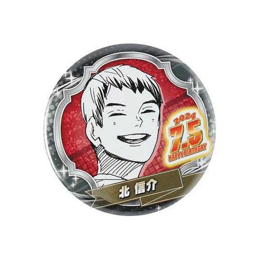 HAIKYU!! Anime Merch - Kita Shinsuke 2024 Birthday Can Badge